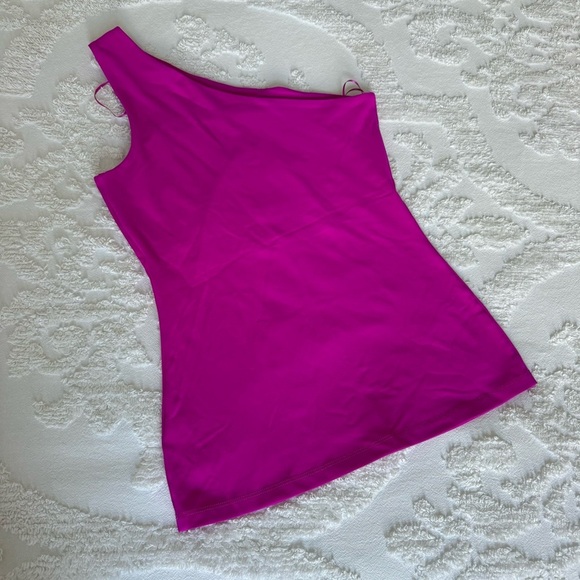 Susana Monco Asymmetric Top in Fuchsia - Picture 2 of 6